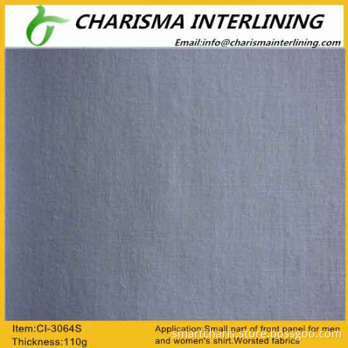 2015 100% cotton woven interlining wholesales 30642S